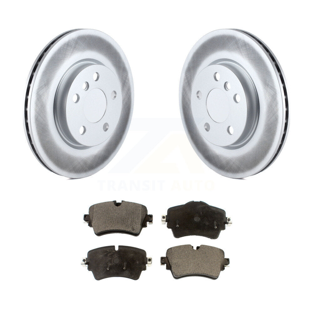 Front Coated Disc Brake Rotors And Ceramic Pads Kit For Mini Cooper Clubman