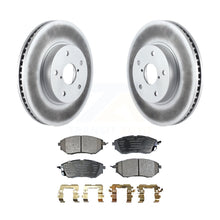 Charger l&#39;image dans la galerie, Front Coated Disc Brake Rotors And Ceramic Pads Kit For 2015 Subaru Legacy 2.5L