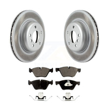 Charger l&#39;image dans la galerie, Front Coated Disc Brake Rotors And Ceramic Pads Kit For BMW 528i xDrive