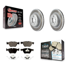 Load image into Gallery viewer, Front Coated Disc Brake Rotors And Ceramic Pads Kit For BMW 528i xDrive