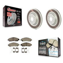 Load image into Gallery viewer, Front Coated Disc Brake Rotor Ceramic Pad Kit For Cadillac XT5 Buick Enclave XT6
