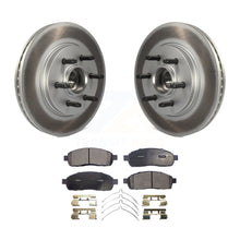 Charger l&#39;image dans la galerie, Front Coated Disc Brake Rotor Ceramic Pad Kit For Ford F-150 Lincoln Mark LT RWD