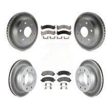 Charger l'image dans la galerie, Front Rear Coat Disc Brake Rotors Ceramic Pad Kit For Chevrolet Express 2500 GMC