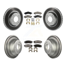 Charger l'image dans la galerie, Front Rear Coat Brake Rotor Ceramic Pad Kit For Chevrolet Trailblazer GMC EXT XL