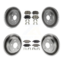 Charger l&#39;image dans la galerie, Front Rear Coat Brake Rotors Ceramic Pad Kit For Chevrolet Cobalt Saturn Ion HHR