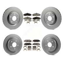 Load image into Gallery viewer, Front Rear Coat Brake Rotors Ceramic Pad Kit For Chevrolet Corvette Cadillac XLR