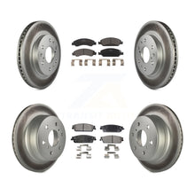 Load image into Gallery viewer, Front Rear Coat Brake Rotors Ceramic Pad Kit For Chevrolet Silverado 1500 GMC XL