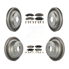 Load image into Gallery viewer, Front Rear Coat Brake Rotors Ceramic Pad Kit For Chevrolet Silverado 1500 GMC XL