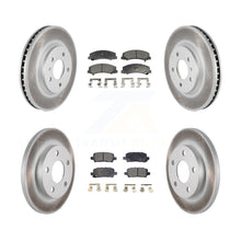 Load image into Gallery viewer, Front Rear Coated Disc Brake Rotors Ceramic Pad Kit For Chevrolet Impala Limited