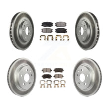 Load image into Gallery viewer, Front Rear Coated Brake Rotors Ceramic Pad Kit For Chevrolet Malibu Impala Buick