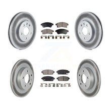 Load image into Gallery viewer, Front Rear Coated Disc Brake Rotors And Ceramic Pads Kit For Chevrolet Cruze