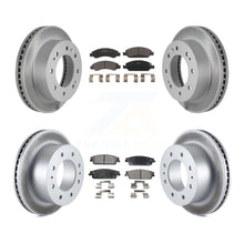 Load image into Gallery viewer, Front Rear Coat Brake Rotors Ceramic Pad Kit For Chevrolet Silverado 1500 Hybrid