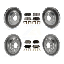 Load image into Gallery viewer, Front Rear Coated Brake Rotor &amp; Ceramic Pad Kit For Chevrolet Equinox Malibu GMC