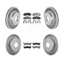 Load image into Gallery viewer, Front Rear Coated Brake Rotor &amp; Ceramic Pad Kit For Ford Explorer Sport Trac 4WD