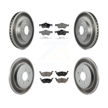 Load image into Gallery viewer, Front Rear Coat Disc Brake Rotor Ceramic Pad Kit For Ford Escape Mercury Mariner