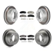 Load image into Gallery viewer, Front Rear Coat Brake Rotors Ceramic Pad Kit For 08-09 Ford F-250 Super Duty 4WD
