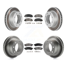 Load image into Gallery viewer, Front Rear Coat Brake Rotors Ceramic Pad Kit For Ford F-250 Super Duty F-350 4WD