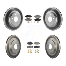 Load image into Gallery viewer, Front Rear Coated Disc Brake Rotors And Ceramic Pads Kit For Ford Mustang