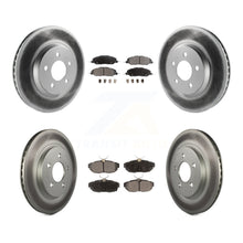 Load image into Gallery viewer, Front Rear Coated Disc Brake Rotors And Ceramic Pads Kit For Ford Mustang