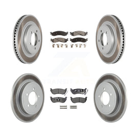 Front Rear Coat Brake Rotor Ceramic Pad Kit For Ford Explorer Sport Trac Mercury