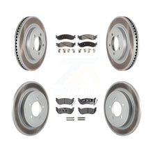 Charger l'image dans la galerie, Front Rear Coat Brake Rotor Ceramic Pad Kit For Ford Explorer Sport Trac Mercury