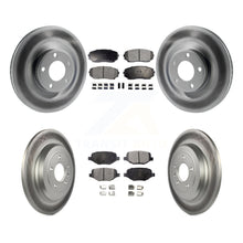 Charger l'image dans la galerie, Front Rear Coated Disc Brake Rotor And Ceramic Pad Kit For Ford Edge Lincoln MKX