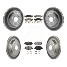Load image into Gallery viewer, [Front+Rear] 2010-2012 Ford Taurus SHO Premium Coated Rotors &amp; Ceramic Pads Brake Kit For Max Braking