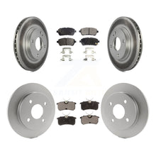 Load image into Gallery viewer, Front Rear Coated Disc Brake Rotors And Ceramic Pads Kit For Ford Fiesta