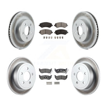 Load image into Gallery viewer, [Front+Rear] 2003-2007 Jeep Liberty Premium Coated Rotors &amp; Ceramic Pads Brake Kit For Max Braking