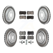 Charger l'image dans la galerie, Front Rear Coat Disc Brake Rotors Ceramic Pad Kit For Dodge Charger Chrysler 300