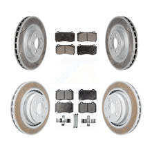 Load image into Gallery viewer, Front Rear Coat Disc Brake Rotors Ceramic Pad Kit For Dodge Charger Chrysler 300