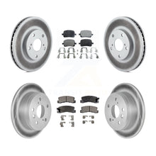 Charger l'image dans la galerie, Front Rear Coat Brake Rotors Ceramic Pad Kit For Toyota Camry Lexus ES300 Solara