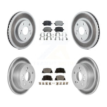 Load image into Gallery viewer, Front Rear Coated Disc Brake Rotors Ceramic Pad Kit For Toyota Camry Lexus ES300