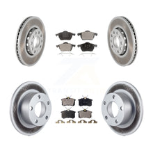 Load image into Gallery viewer, Front Rear Coated Disc Brake Rotors And Ceramic Pads Kit For Volkswagen Passat