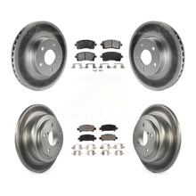 Load image into Gallery viewer, Front Rear Coated Disc Brake Rotor &amp; Ceramic Pad Kit For Subaru Forester Impreza