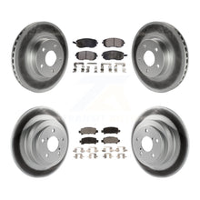 Load image into Gallery viewer, Front Rear Coated Disc Brake Rotors And Ceramic Pads Kit For Subaru Legacy