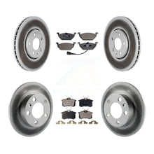 Charger l'image dans la galerie, [Front+Rear] 2000-2001 Volkswagen Golf 2.0L Premium Coated Rotors &amp; Ceramic Pads Brake Kit For Max Braking