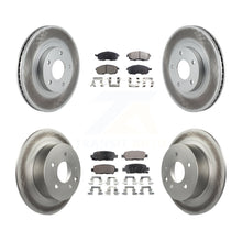 Charger l'image dans la galerie, Front Rear Coated Disc Brake Rotors And Ceramic Pads Kit For Nissan Altima