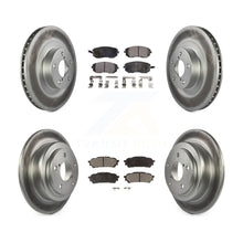 Charger l'image dans la galerie, Front Rear Coated Brake Rotor &amp; Ceramic Pad Kit For Subaru Forester Impreza Saab