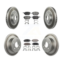 Load image into Gallery viewer, Front Rear Coated Disc Brake Rotors And Ceramic Pad Kit For Nissan Altima Maxima