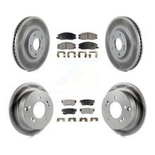 Load image into Gallery viewer, Front Rear Coated Disc Brake Rotors And Ceramic Pads Kit For Hyundai XG350