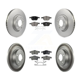 [Front+Rear] 2006 Mazda 5 To 02 06 Premium Coated Rotors & Ceramic Pads Brake Kit For Max Braking