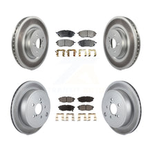 Load image into Gallery viewer, Front Rear Coated Disc Brake Rotor And Ceramic Pad Kit For Subaru Outback Legacy