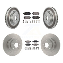 Load image into Gallery viewer, Front Rear Coated Disc Brake Rotors And Ceramic Pads Kit For Subaru Legacy