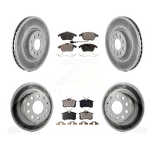 Load image into Gallery viewer, Front Rear Coated Disc Brake Rotor &amp; Ceramic Pad Kit For Volkswagen Jetta Beetle