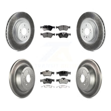 Charger l&#39;image dans la galerie, Front Rear Coated Disc Brake Rotors And Ceramic Pads Kit For Mercedes-Benz ML320