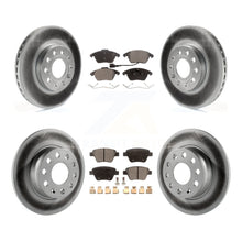 Load image into Gallery viewer, Front Rear Coated Disc Brake Rotors And Ceramic Pads Kit For Volkswagen Beetle