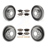 Front Rear Coated Disc Brake Rotors And Ceramic Pads Kit For Volkswagen Beetle