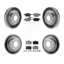 Load image into Gallery viewer, Front Rear Coated Disc Brake Rotor &amp; Ceramic Pad Kit For Volkswagen Jetta Beetle