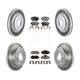 [Front+Rear] 2015 Mini Cooper 2.0L/1.5L Premium Coated Rotors & Ceramic Pads Brake Kit For Max Braking